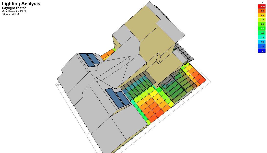 軟件Ecotectanysis 2011采光模塊與綠建采光分析Dali2014的應(yīng)用對(duì)比分析