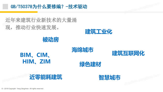 【PPT】《綠色建筑評價標準》GB/T_50378_2019的關鍵變化-第一講