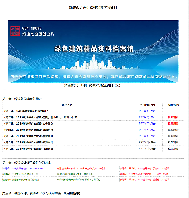 升級(jí)：綠建設(shè)計(jì)評(píng)價(jià)軟件新國標(biāo)版V4.0-191030版本詳解