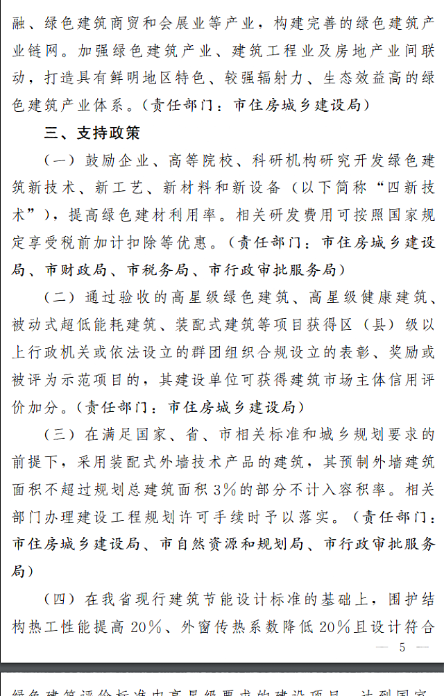 濟(jì)南市人民政府關(guān)于全面推進(jìn)綠色建筑高質(zhì)量發(fā)展的實(shí)施意見