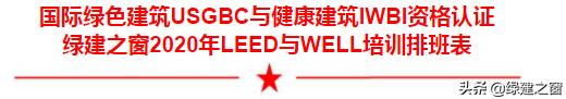 關于發布2020年LEED/WELL AP資質全年培訓的通知